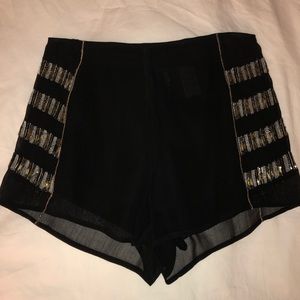 Free People Moon Chaser Embroidered Shorts